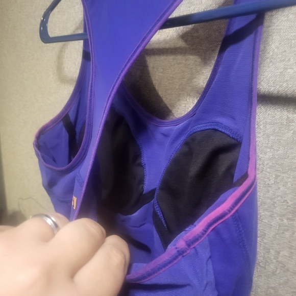 Lucy‎ Activewear Workout Top Blue/purple Medium - Picture 2 of 6